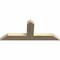 Ekena Millwork Portland Rough Sawn Timber Gable Bracket, Douglas Fir, 36"W x 15"H x 2"D x 4"F, 10/12 Pitch GBW036X15X0204POR00RDF - alternate 5